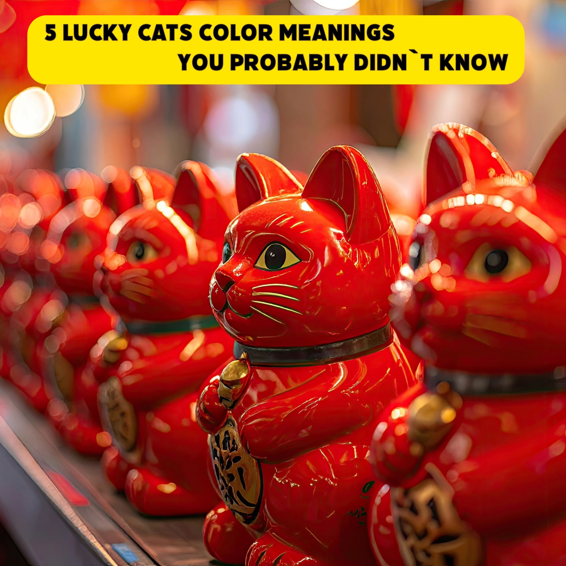 5 Lucky Cat Color Meanings You Probably Didn't Know